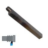 Резьбовой левый резец Cnic 10х10х100 мм для наружной резьбы DIN 282-60 Т15К6