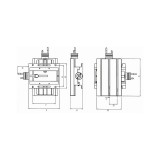 Стол двух-координатный неповоротный 185x100x102 мм Cnic АКР-201